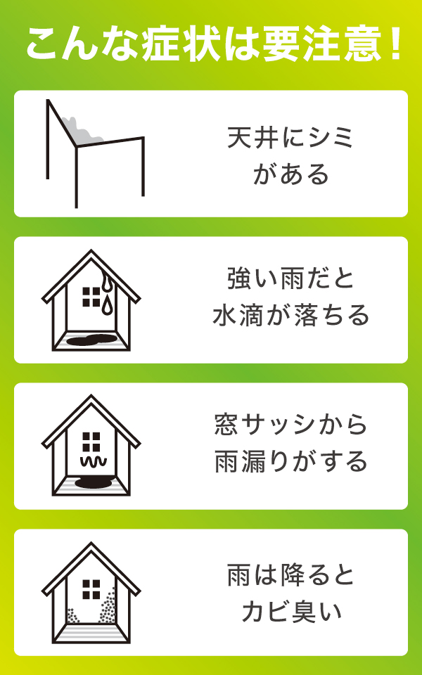 こんな症状は要注意 こんな症状は要注意